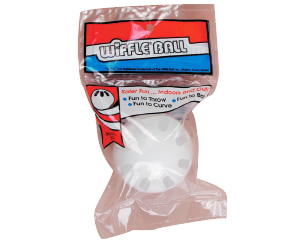 ウィッフル ベースボール ビニール袋入り